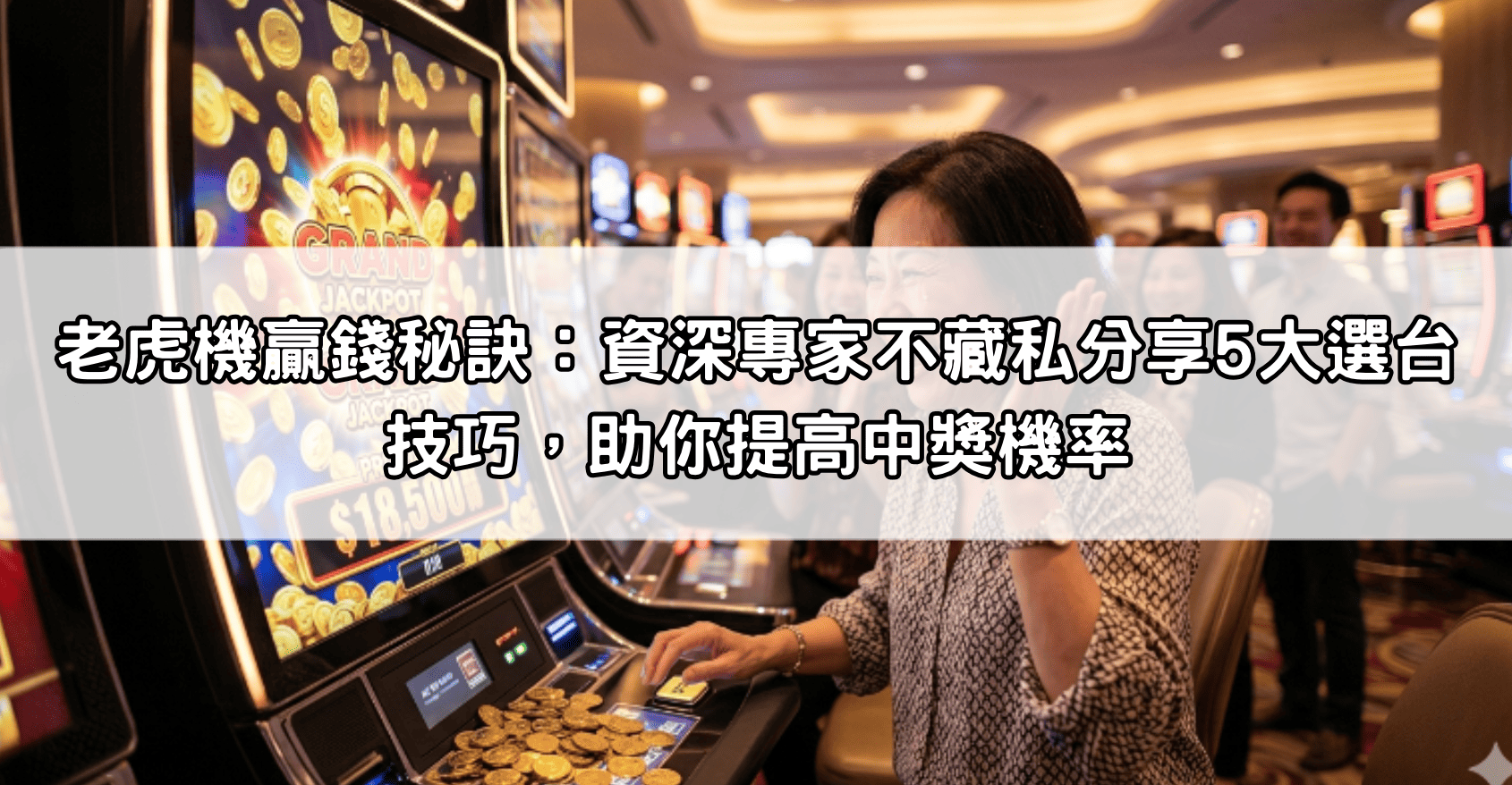 老虎機贏錢秘訣：資深專家不藏私分享5大選台技巧，助你提高中獎機率